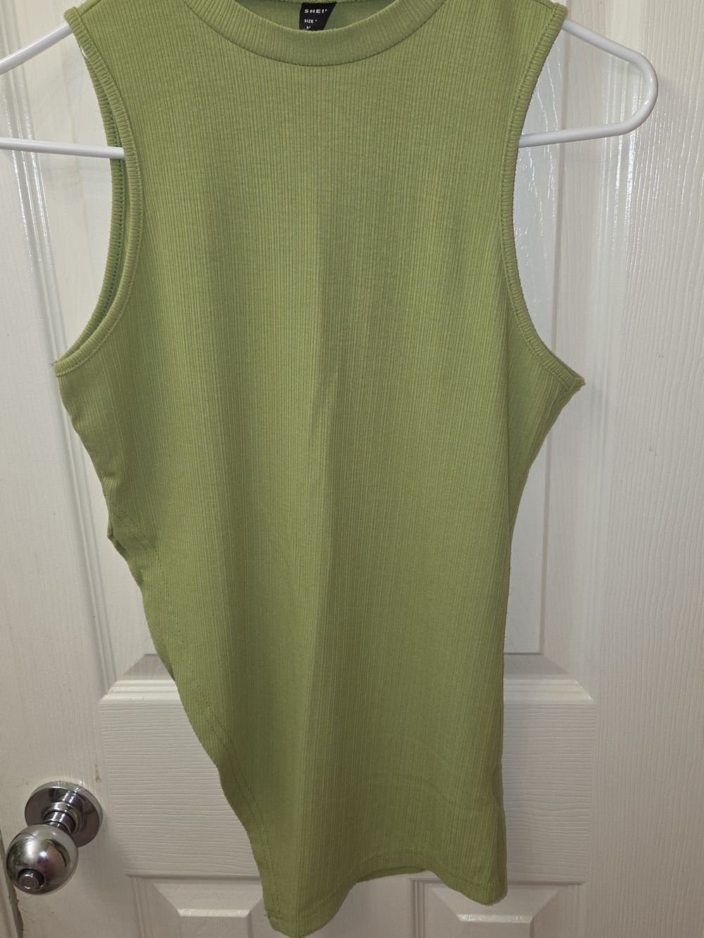 Sleeveless Ribbed Tank Top & Matching Bottom Set